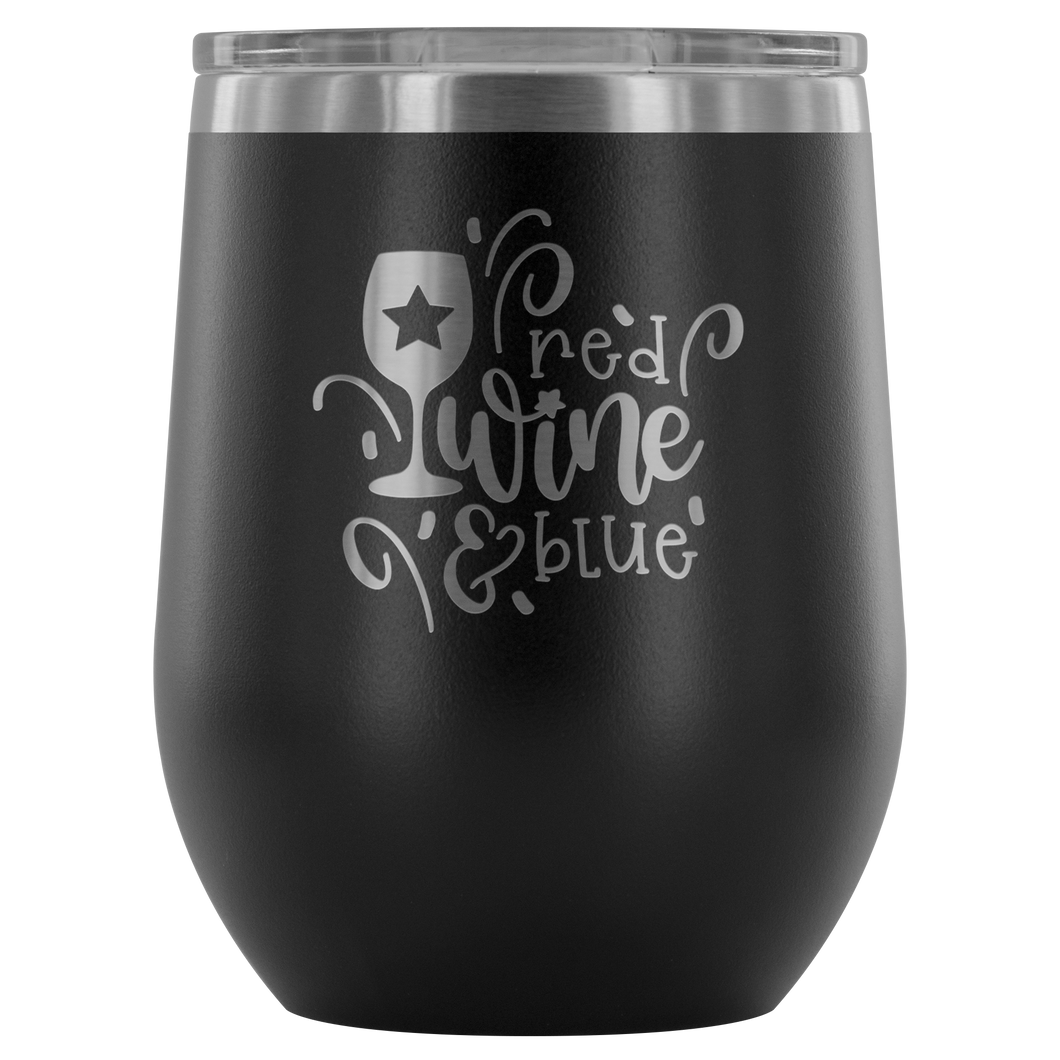 Red Wine and Blue Wine Tumbler