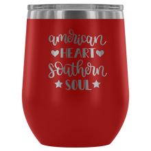 Load image into Gallery viewer, American Heart Southern Soul Wine Tumbler