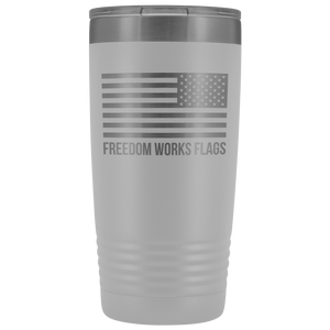 Freedom Works Flags Tumbler