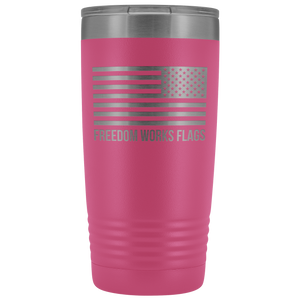 Freedom Works Flags Tumbler