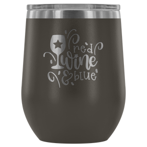 Red Wine and Blue Wine Tumbler