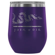Load image into Gallery viewer, Join or Die Wine Tumbler