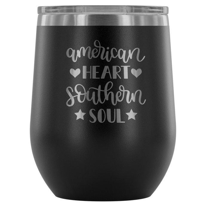 American Heart Southern Soul Wine Tumbler